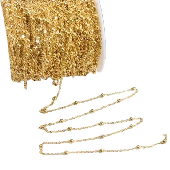 Delicate Beaded Chain Necklace Stornfield