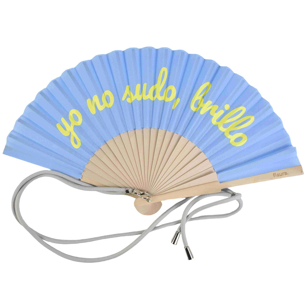 Ladies Designer Hand Fan with Personal Inscription Stornfield