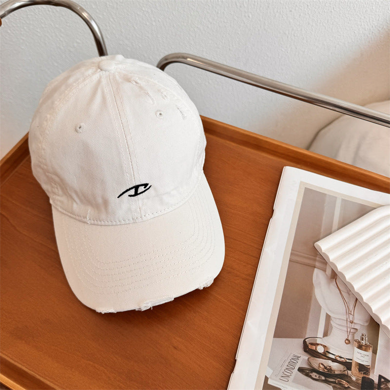 Men's Distressed Cotton Baseball Cap Stornfield