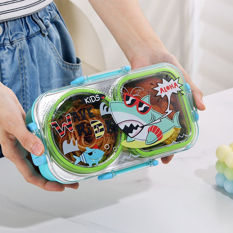 Fun-Themed Shark Design Bento Lunch Box