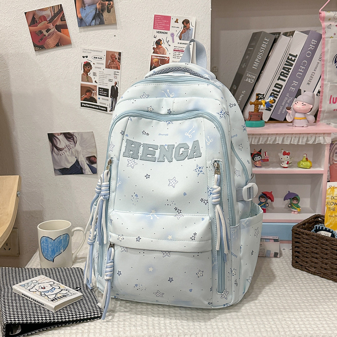 Stylish Multi-Functional Backpack with Decorative Accents Stornfield