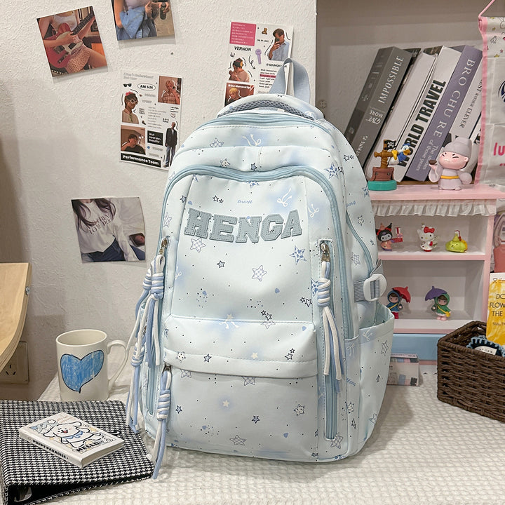 Stylish Multi-Functional Backpack with Decorative Accents Stornfield