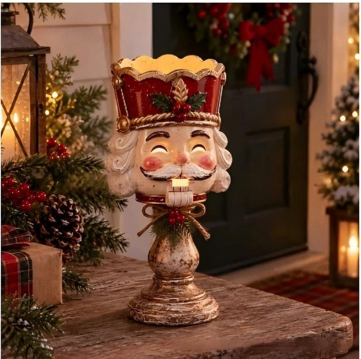 Decorative nutcracker table lamp Stornfield