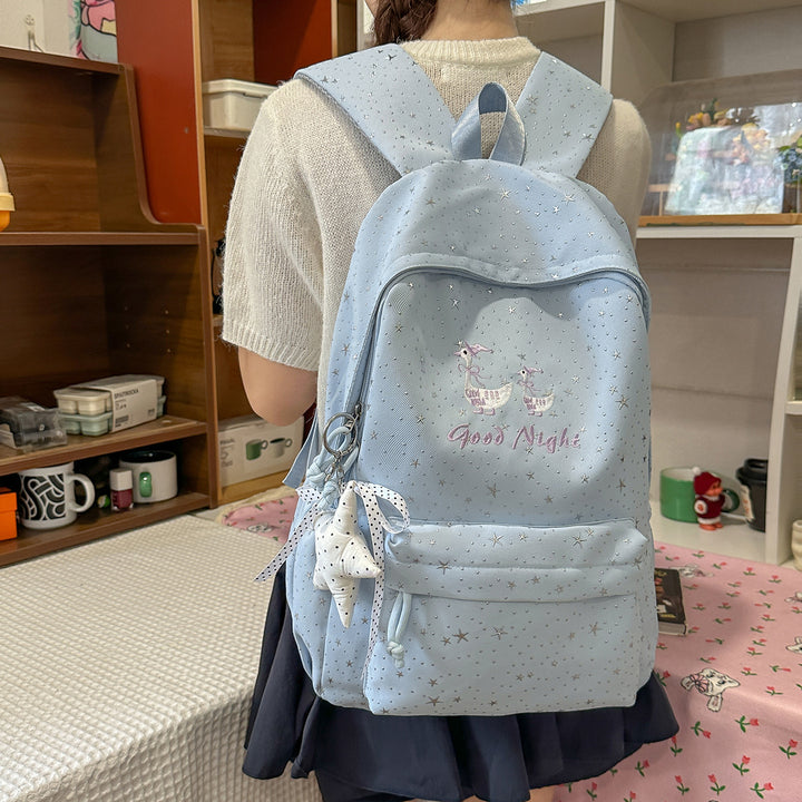Star-Embellished Casual Backpack Stornfield 1791205643