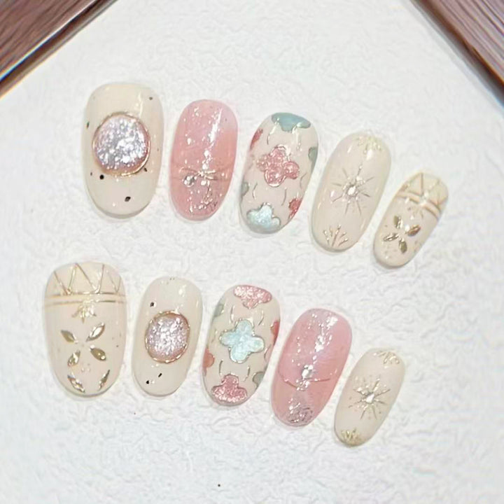 Decorative Press-On Nail Art Set 1790745680
