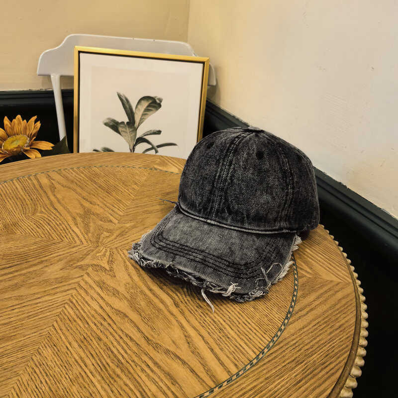 Men's Distressed Denim Baseball Cap Stornfield 1784270742
