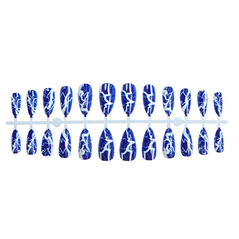 Artistic Lightning Bolt Press-On Nail Set Stornfield