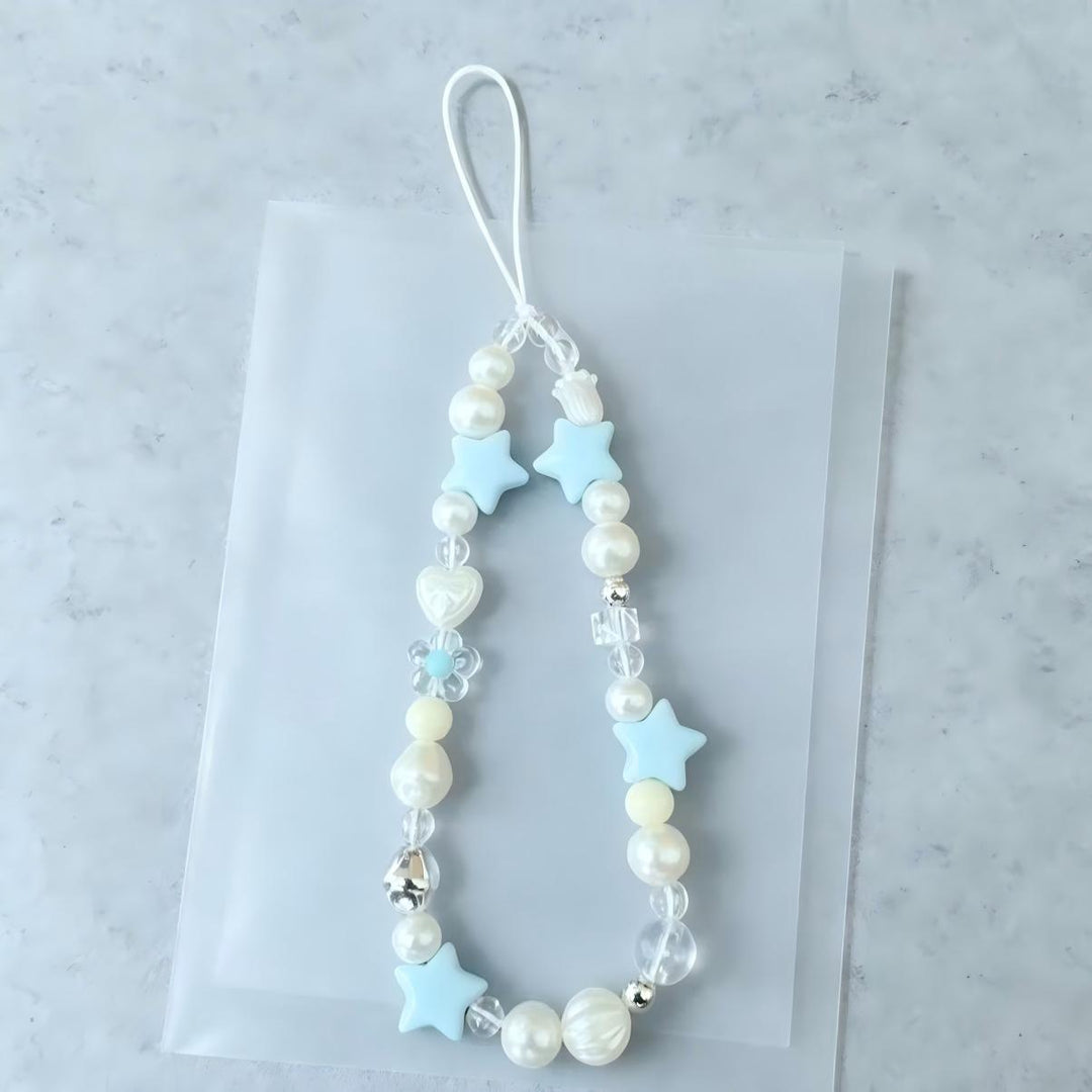 Decorative Star and Pearl Phone Charm Stornfield