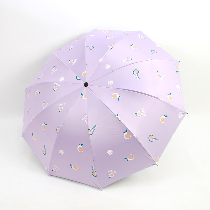 Ladies folding umbrella with cheerful motifs Stornfield