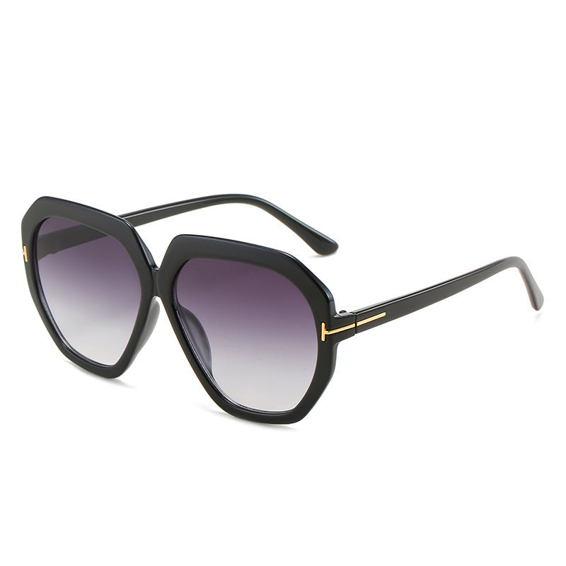 Fashion-Forward Oversized Hexagonal Sunglasses Stornfield