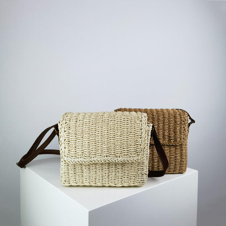 Stylish Rattan Shoulder Bag Stornfield