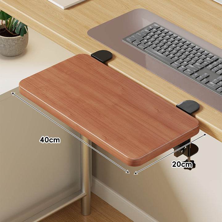 Extra-Wide Low-Profile Under-Desk Slide-Out Keyboard and Mouse Platform