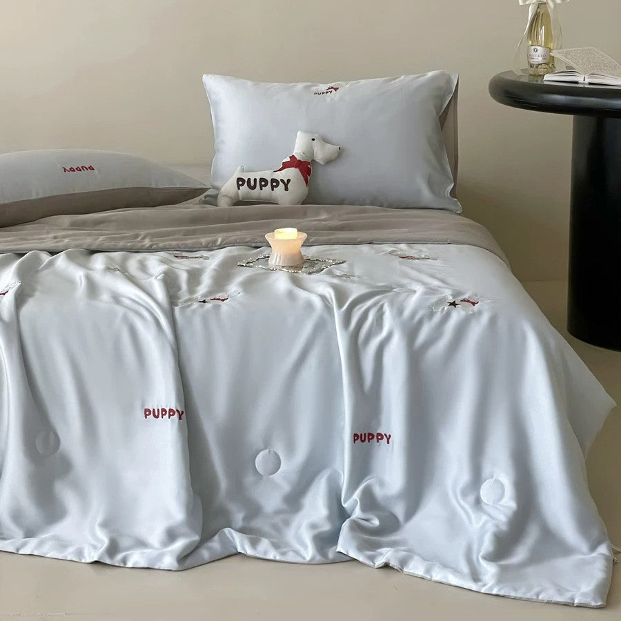 Decorative Silky Smooth Embroidered Bedding Set Stornfield