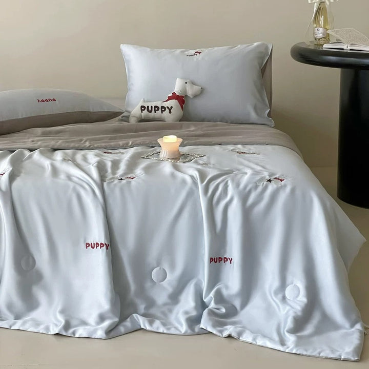 Decorative Silky Smooth Embroidered Bedding Set Stornfield