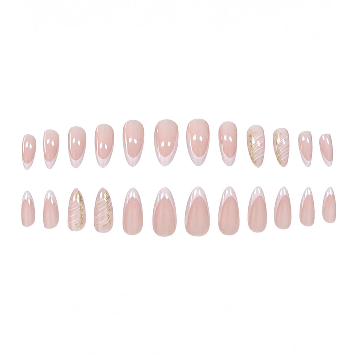 Elegant French Tip Gel Nail Enhancements Stornfield 1789915803