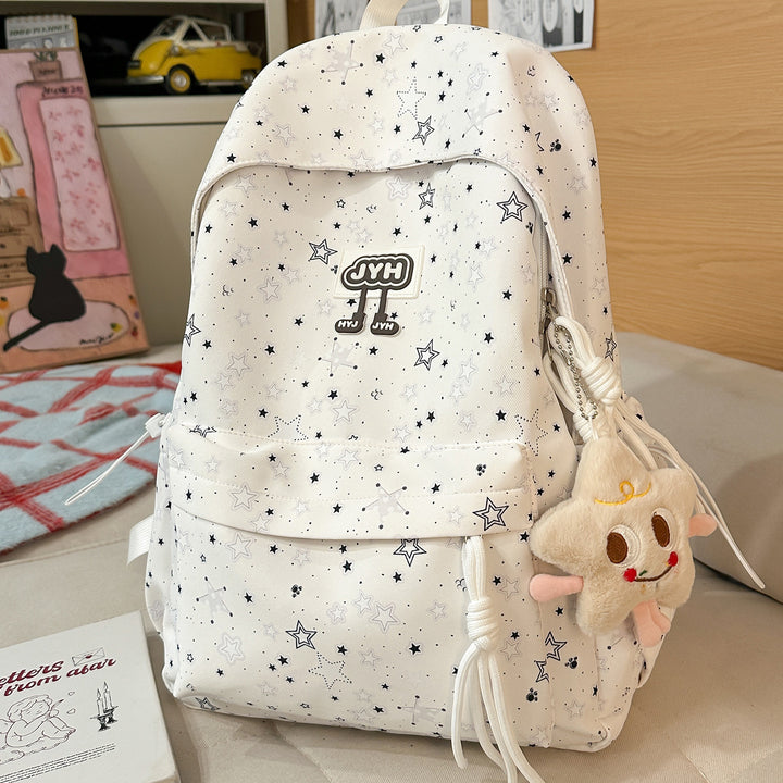 Stylish Star-Printed Backpack Stornfield 1791205440
