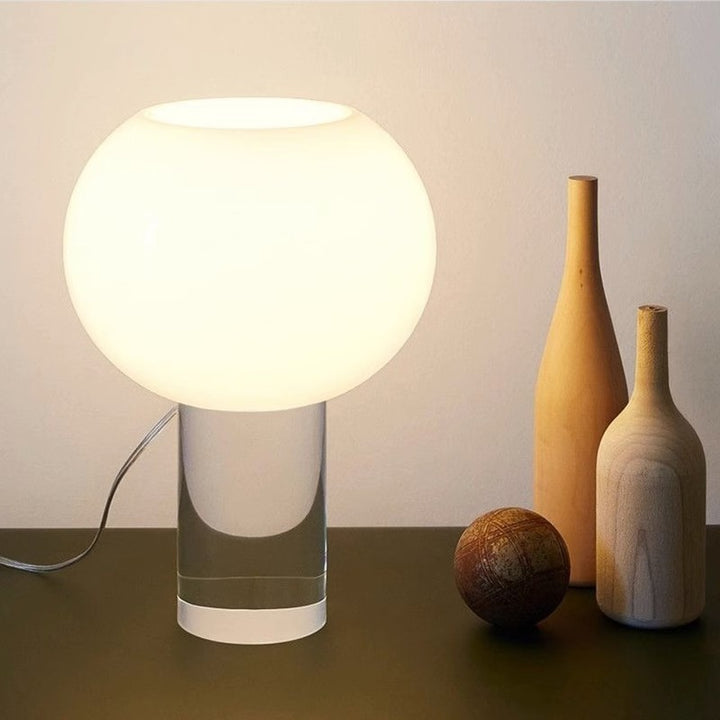 Modern Table Lamp with Elegant Globe Shade