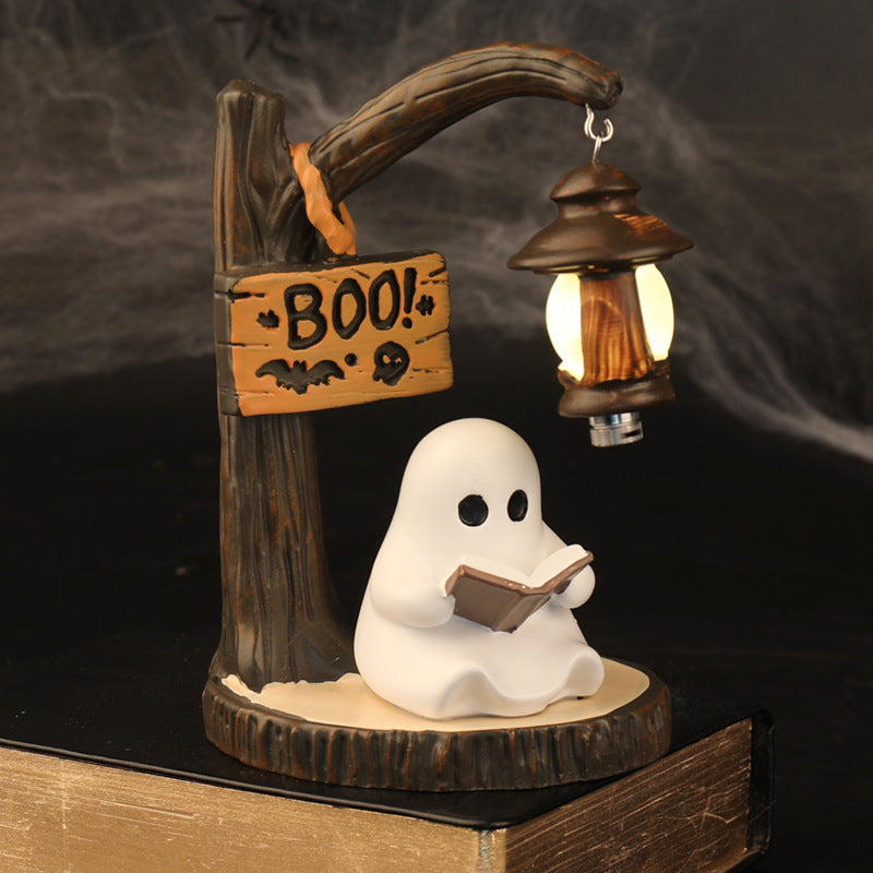Halloween-Themed Decorative Ghost Lantern
