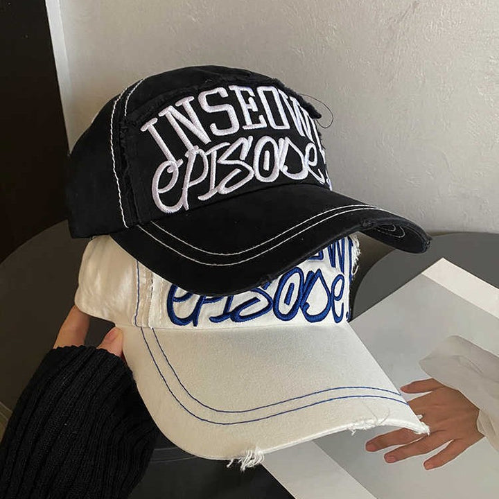 Women's Distressed Artistic Embroidered Cap Stornfield