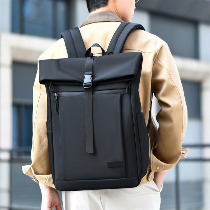 Roll-Top Laptop Backpack with Secure Closure Stornfield
