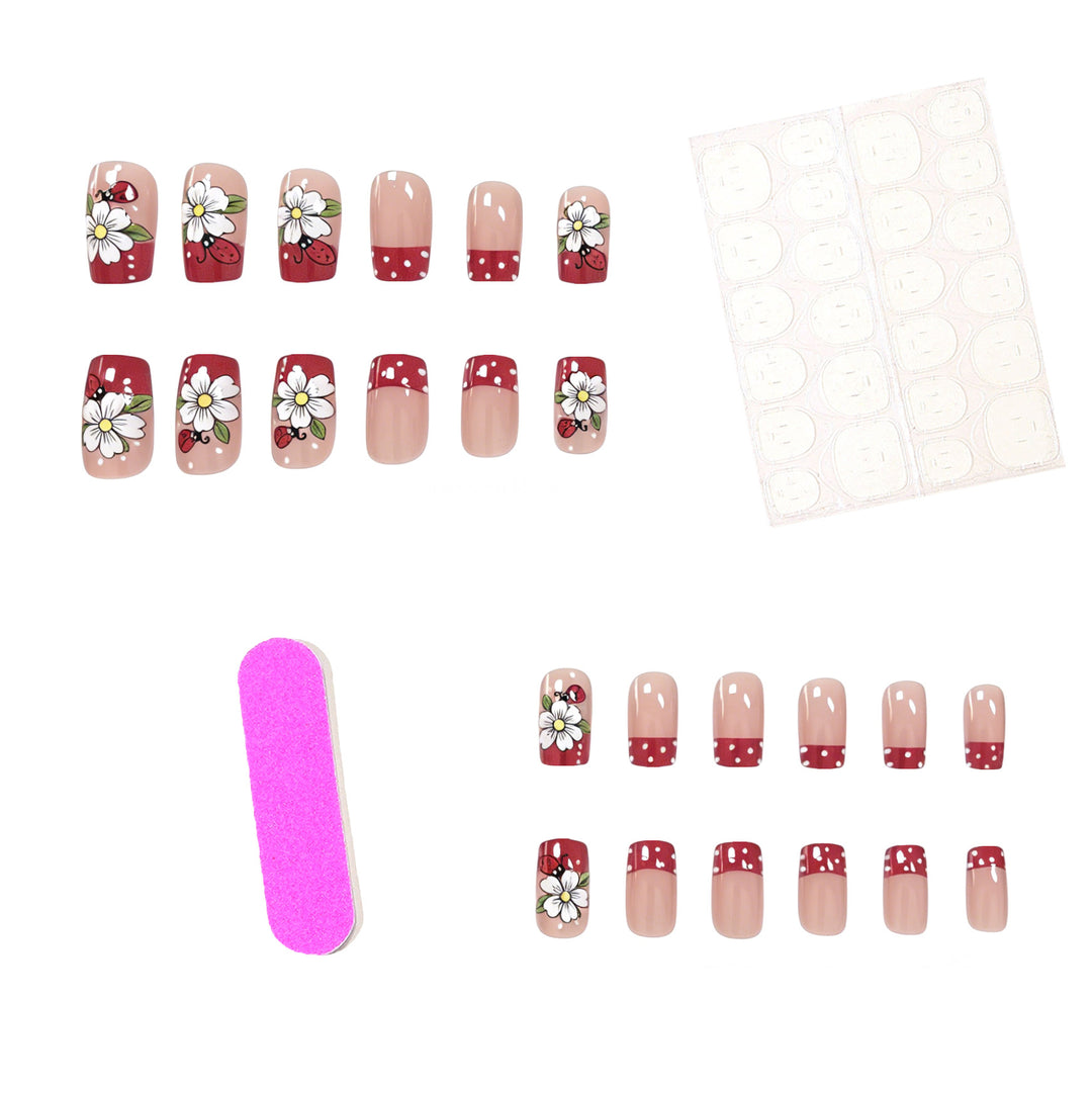 Cute Floral Nail Art Enhancements Stornfield