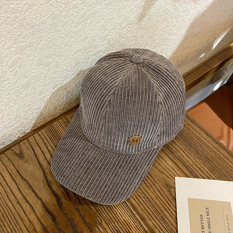 Women's Textured Corduroy Baseball Cap Stornfield