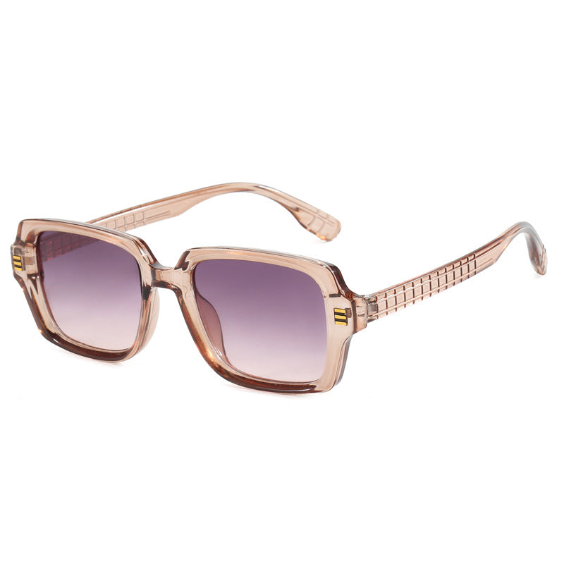 Women's fashionable square sunglasses with textured frame Stornfield