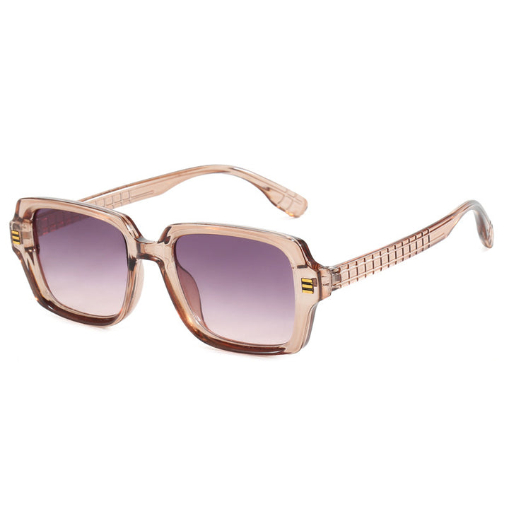 Women's fashionable square sunglasses with textured frame Stornfield