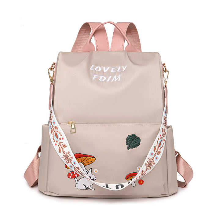 Stylish Embroidered Backpack