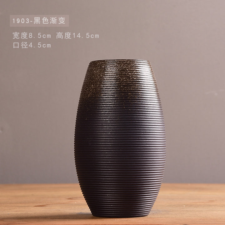 Contemporary Textured Ceramic Vase