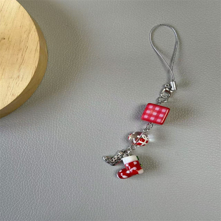 Playful Gingerbread-Themed Charm Keychain Stornfield