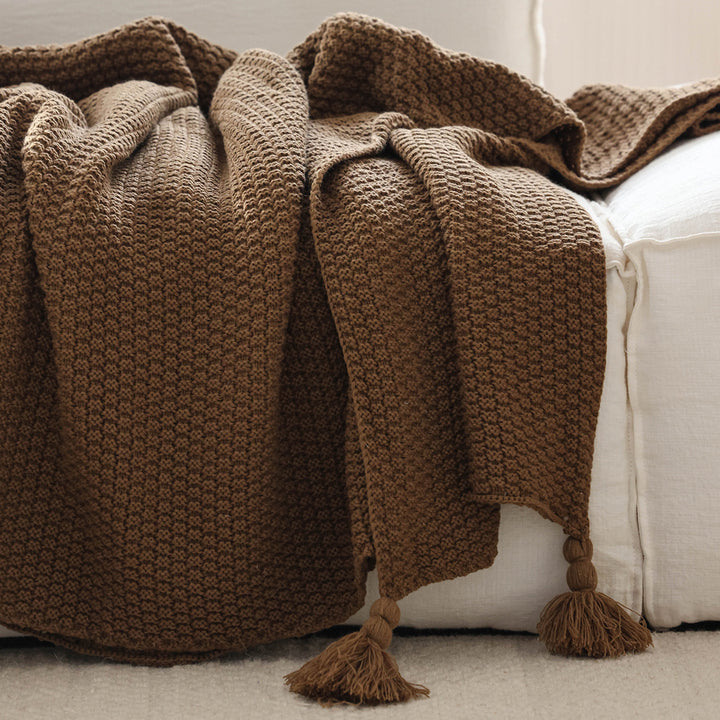 Textured Weave Throw Blanket