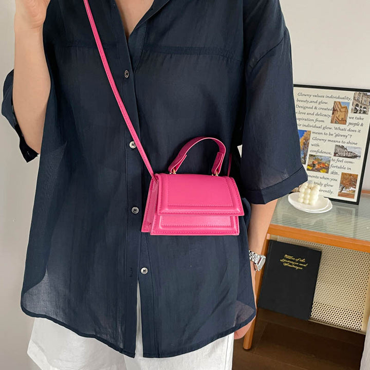 Structured Mini Crossbody Handbag