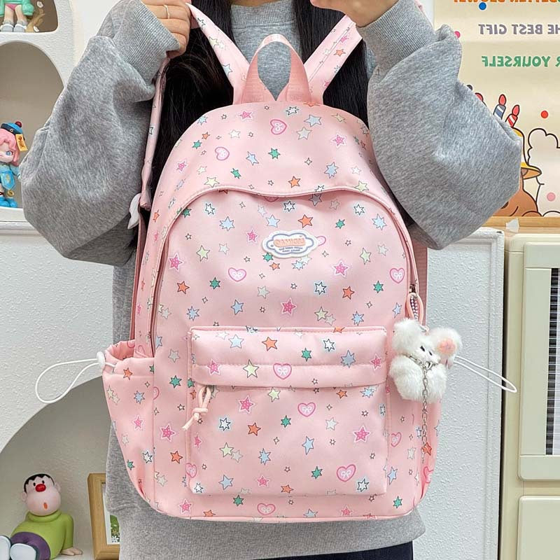 Playful Star-Print Backpack Stornfield