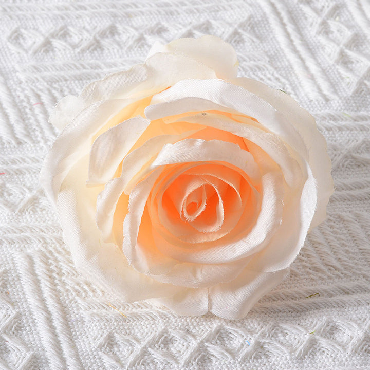 Vibrant Silk Rose Flower Accessory