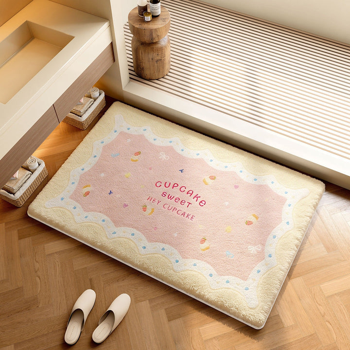 Whimsical Animal-Themed Plush Bath Mat