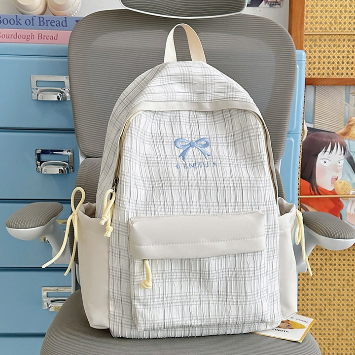 Checked Patterned Casual Backpack Stornfield