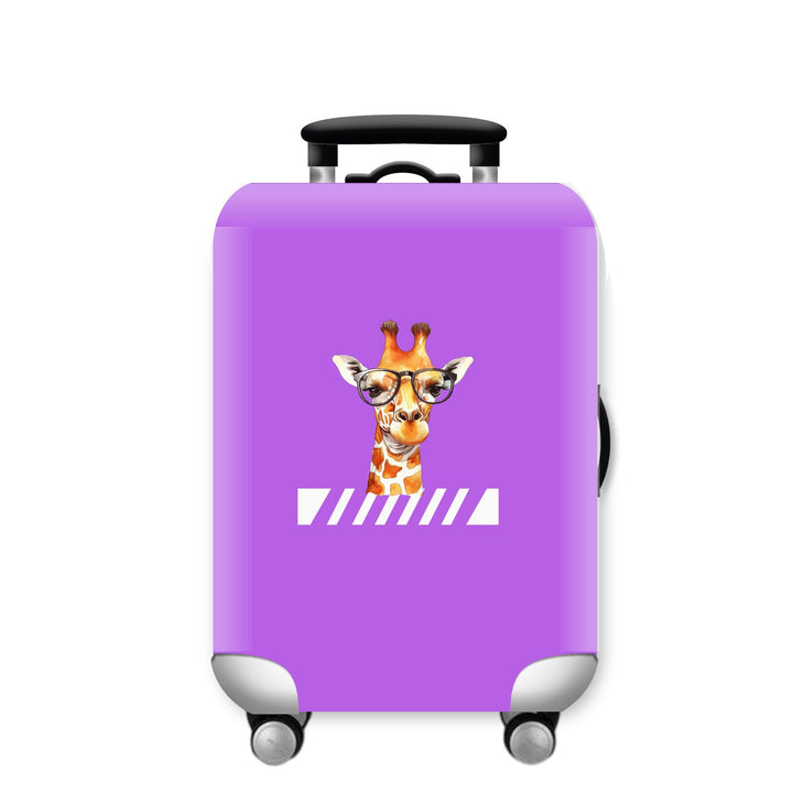 Unisex hard-shell suitcase with funny giraffe design Stornfield
