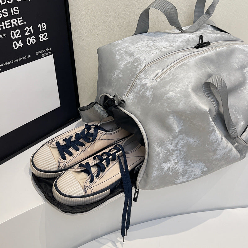 Luxurious Velvet Travel Duffel Stornfield