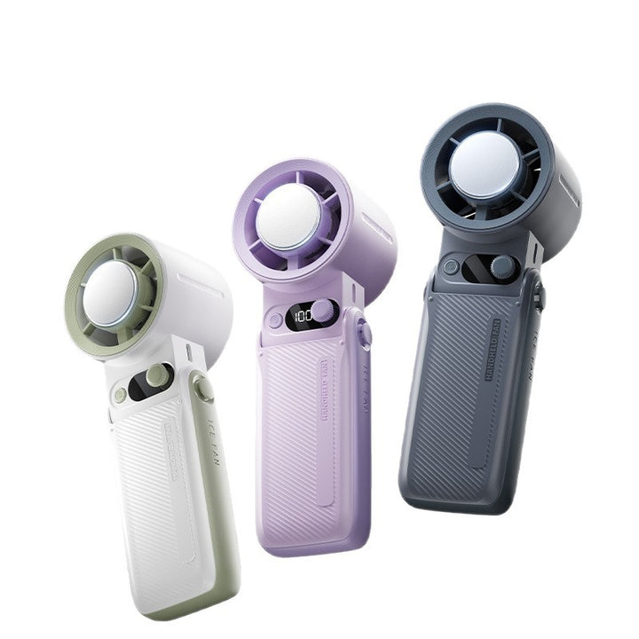 Unisex Portable Rechargeable Handheld Cooling Fan with Adjustable Speed Stornfield