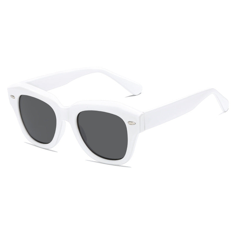 Women stylish sunglasses in modern design with transparent frame Stornfield