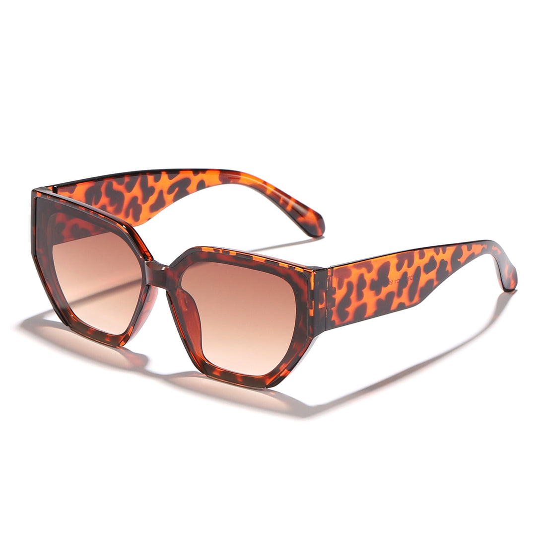 Women's fashionable oversized sunglasses with trendy hexagon design Stornfield