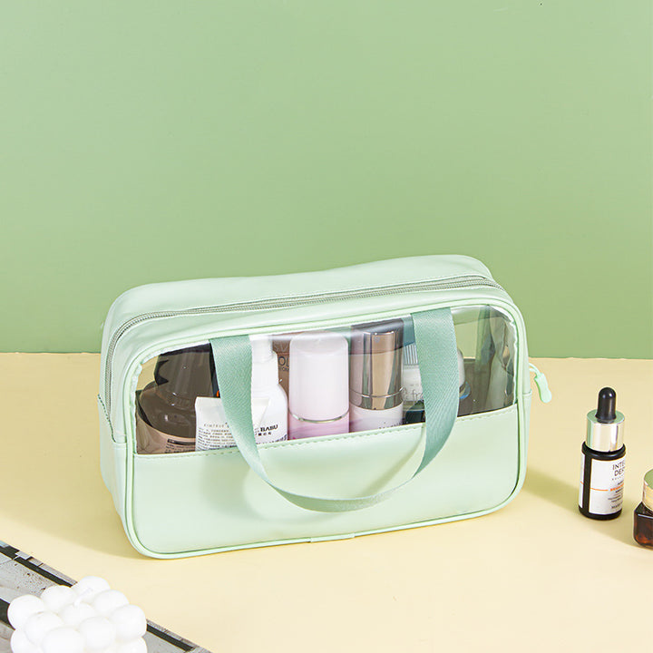 Cosmetic bag with transparent compartments Stornfield
