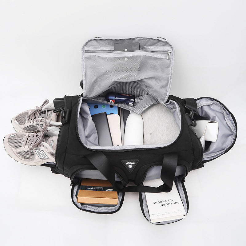 Multi-Pocket Travel Duffel Bag