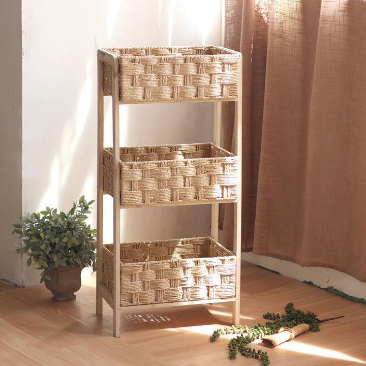 Beef Storage Tower with Woven Baskets Stornfield