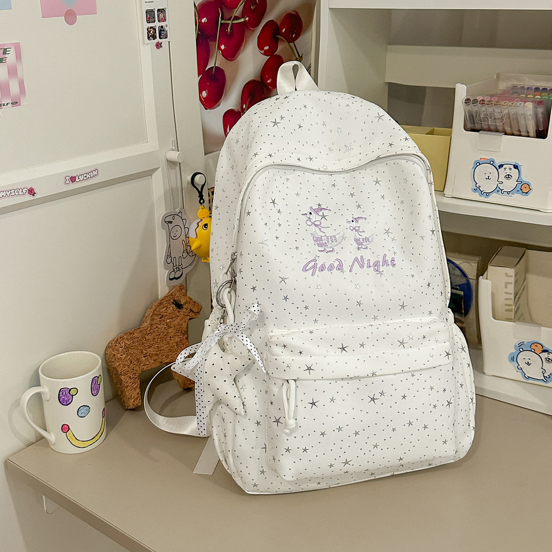 Star-Embellished Casual Backpack Stornfield 1791205643