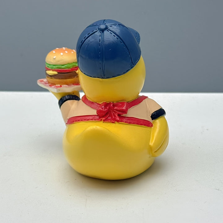 Funny rubber duck as grill master Stornfield