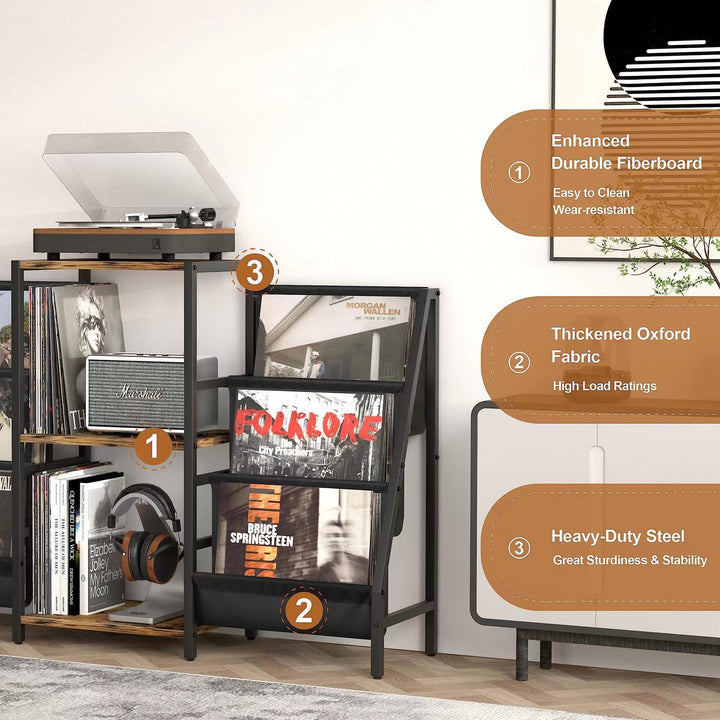 Flat shelf with modern design and versatile storage options Stornfield
