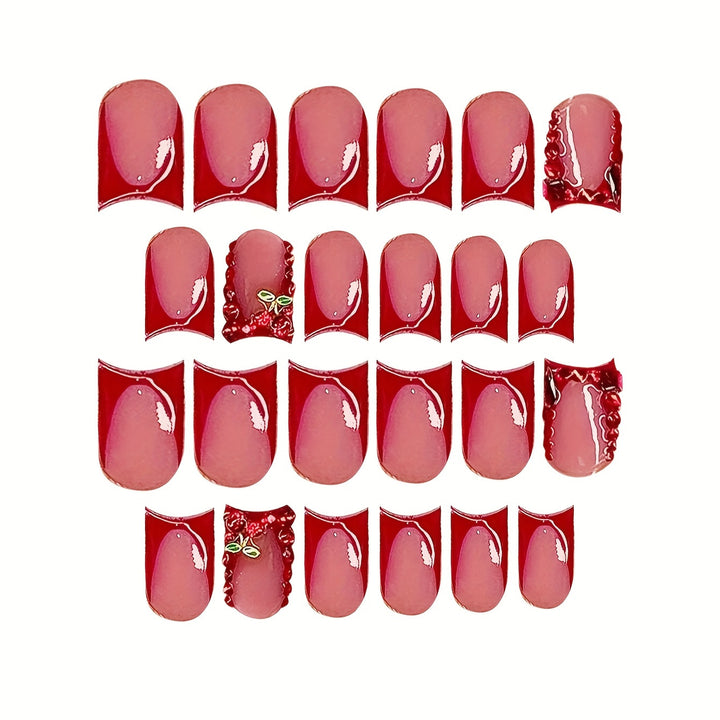 Ornate Floral Press-On Nail Extensions Stornfield