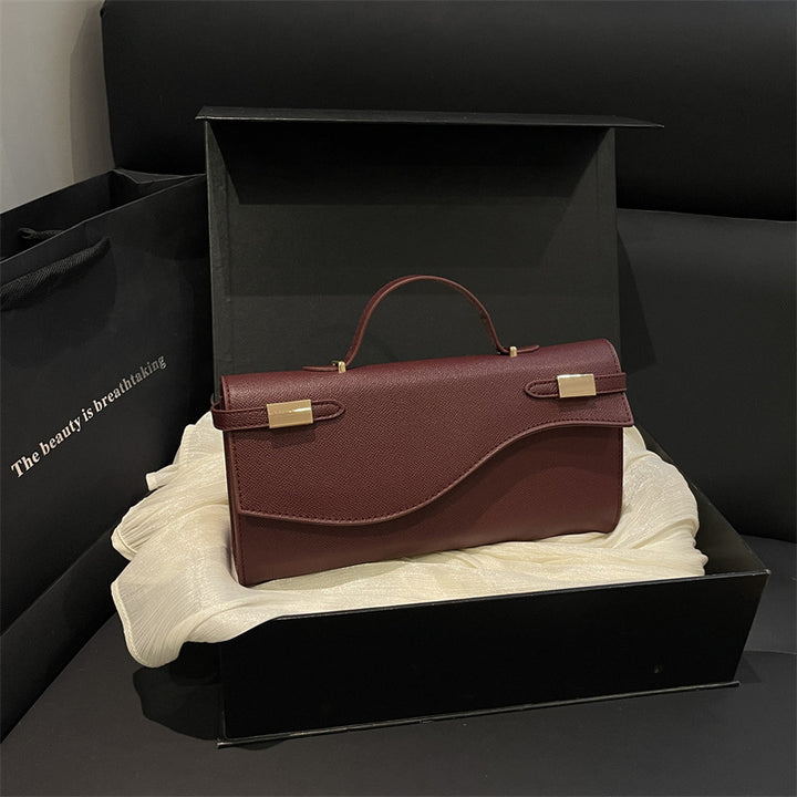 Designer Leather Handheld Clutch